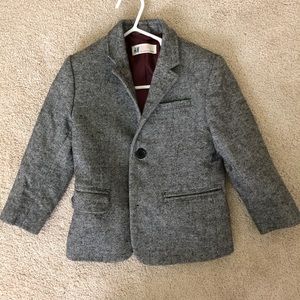 H&M kids 2-3y gray blazer jacket